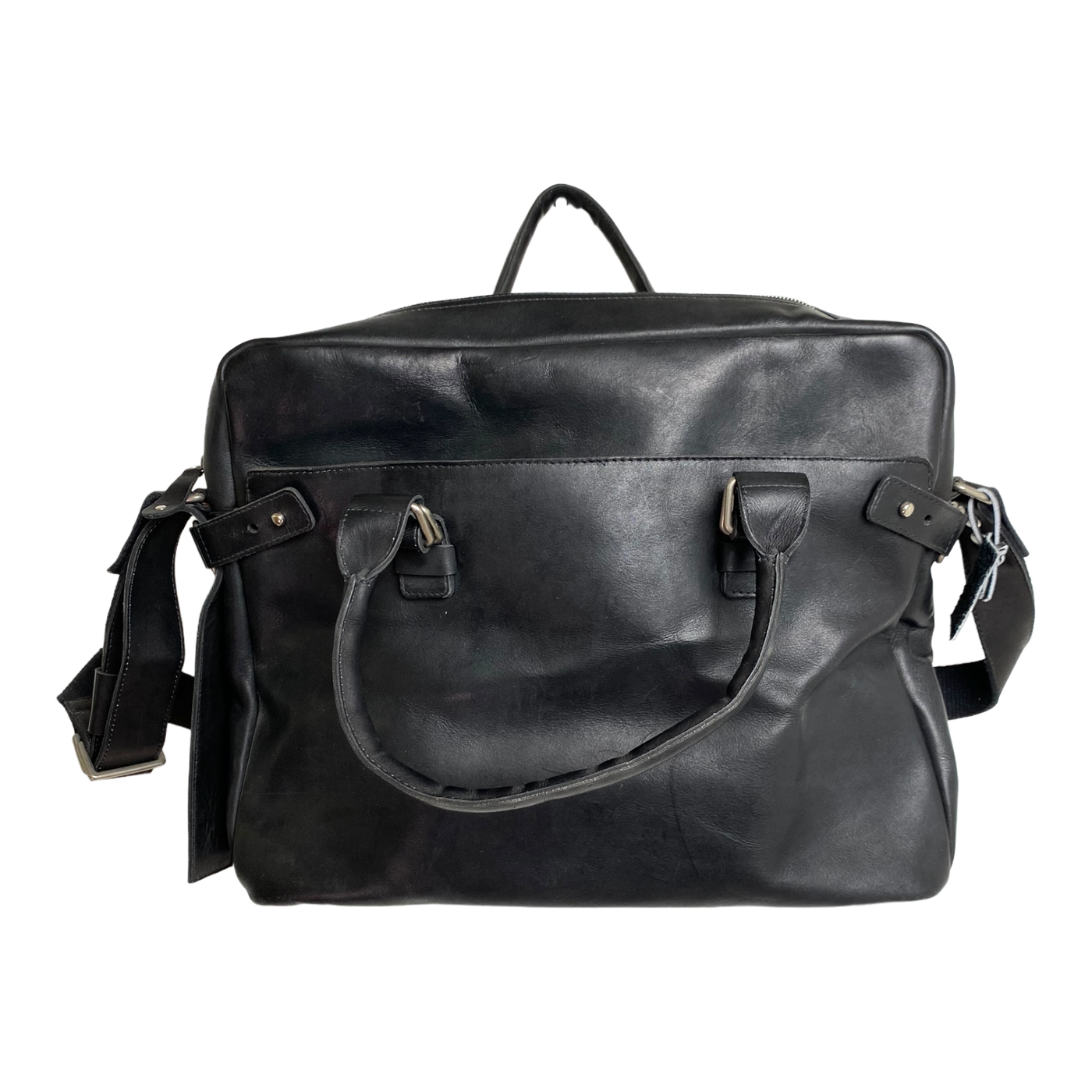 Harold's Bags leather shoulder bag medium, black