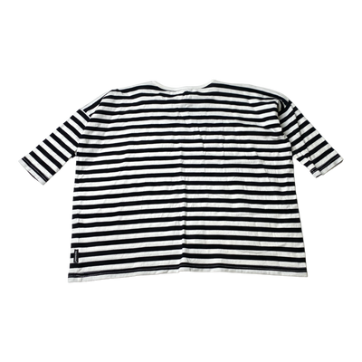 Marimekko stripe shirt, balck / white | 128/134cm