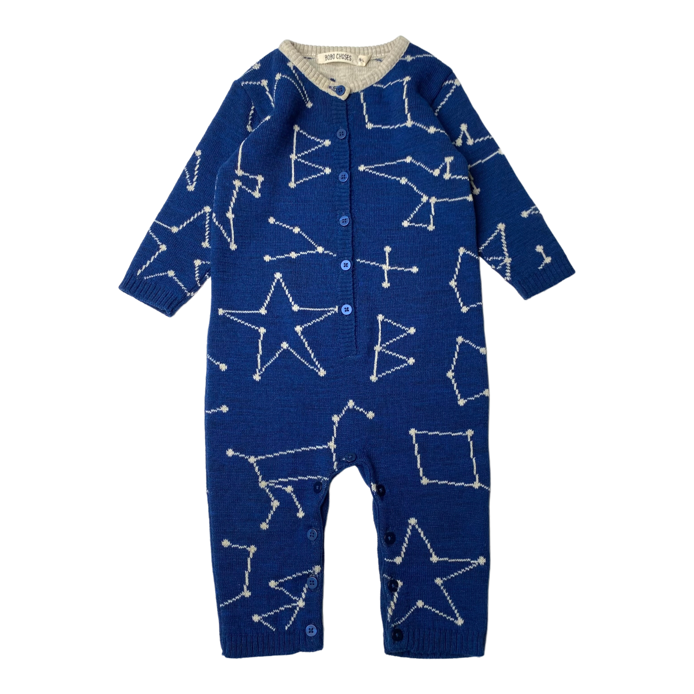 Bobo Choses knitted jumpsuit, astrology | 80/86cm