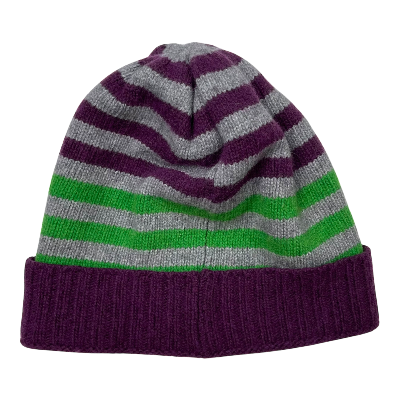 Marimekko wool beanie, purple/green | onesize