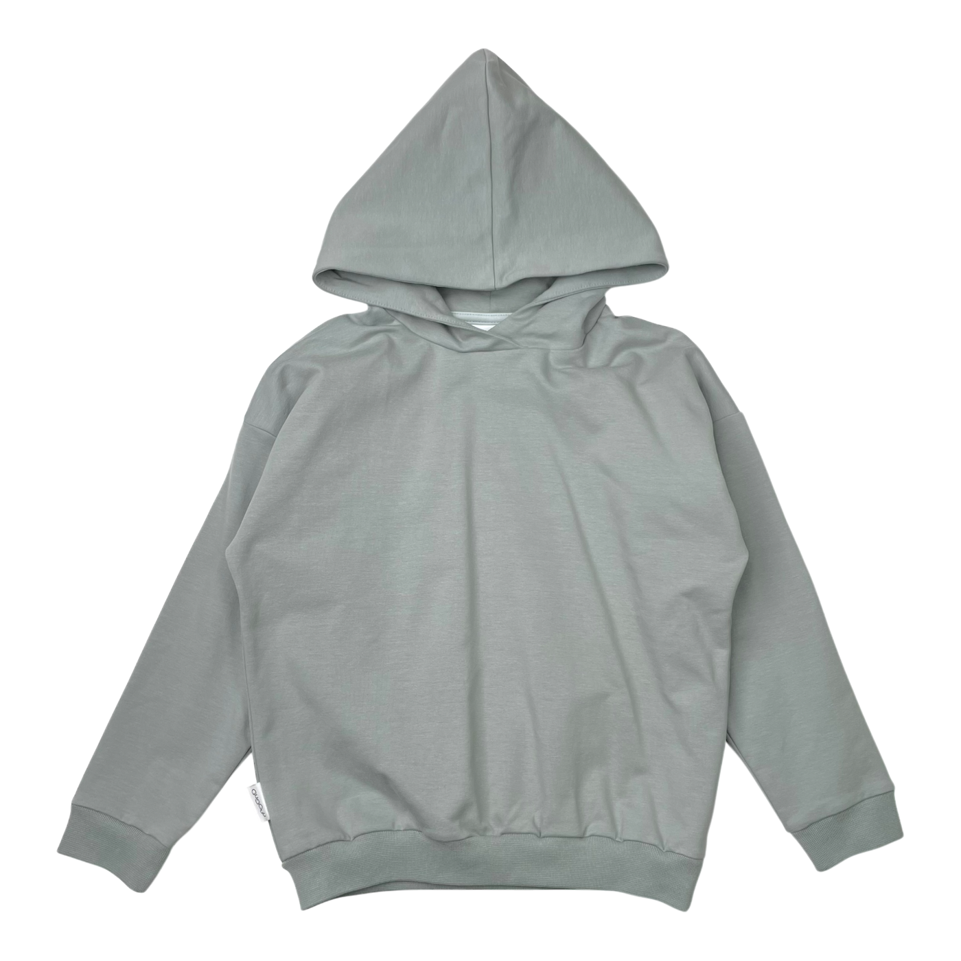 Gugguu basic hoodie, sage green | 116cm