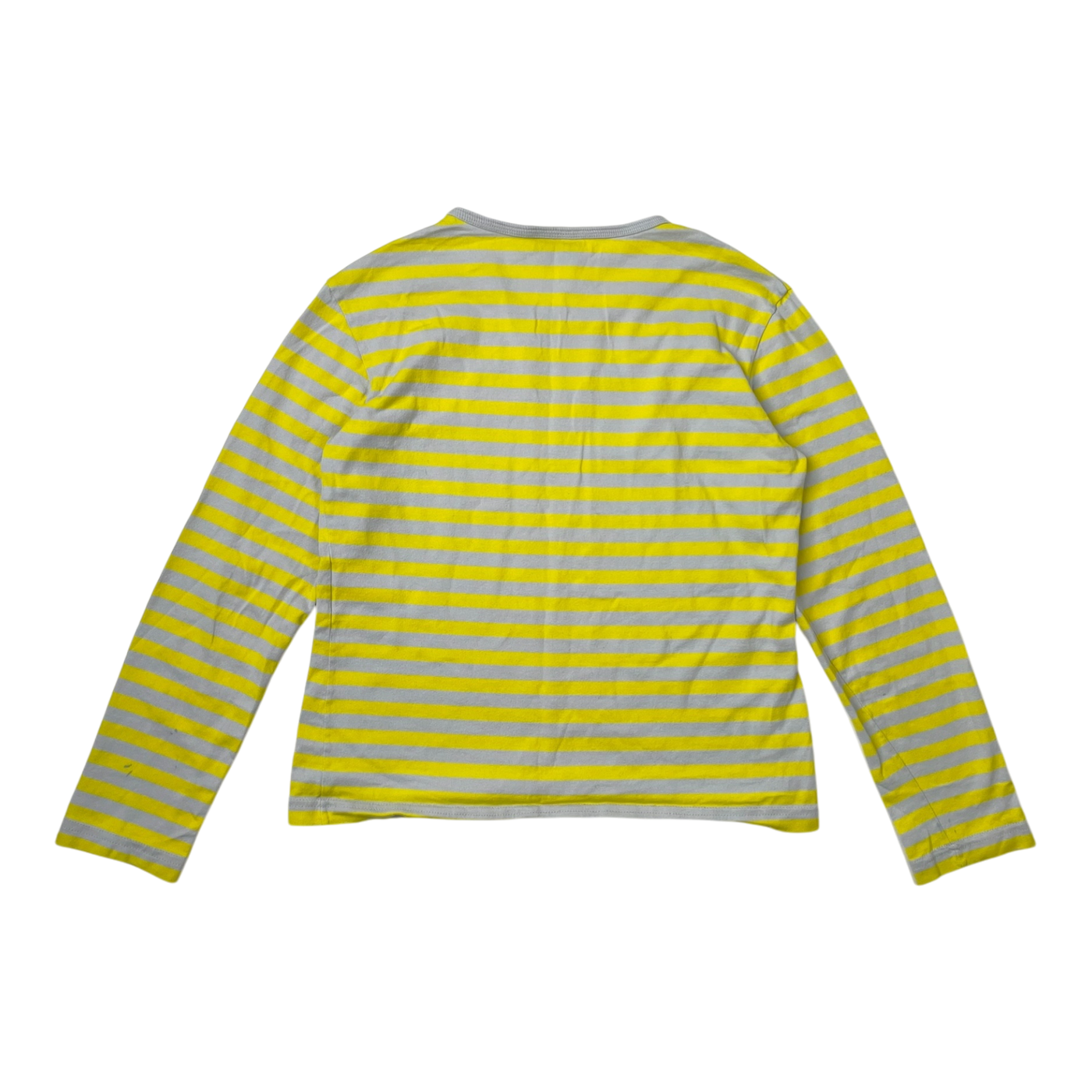 Marimekko stripe shirt, yellow and grey | 150cm