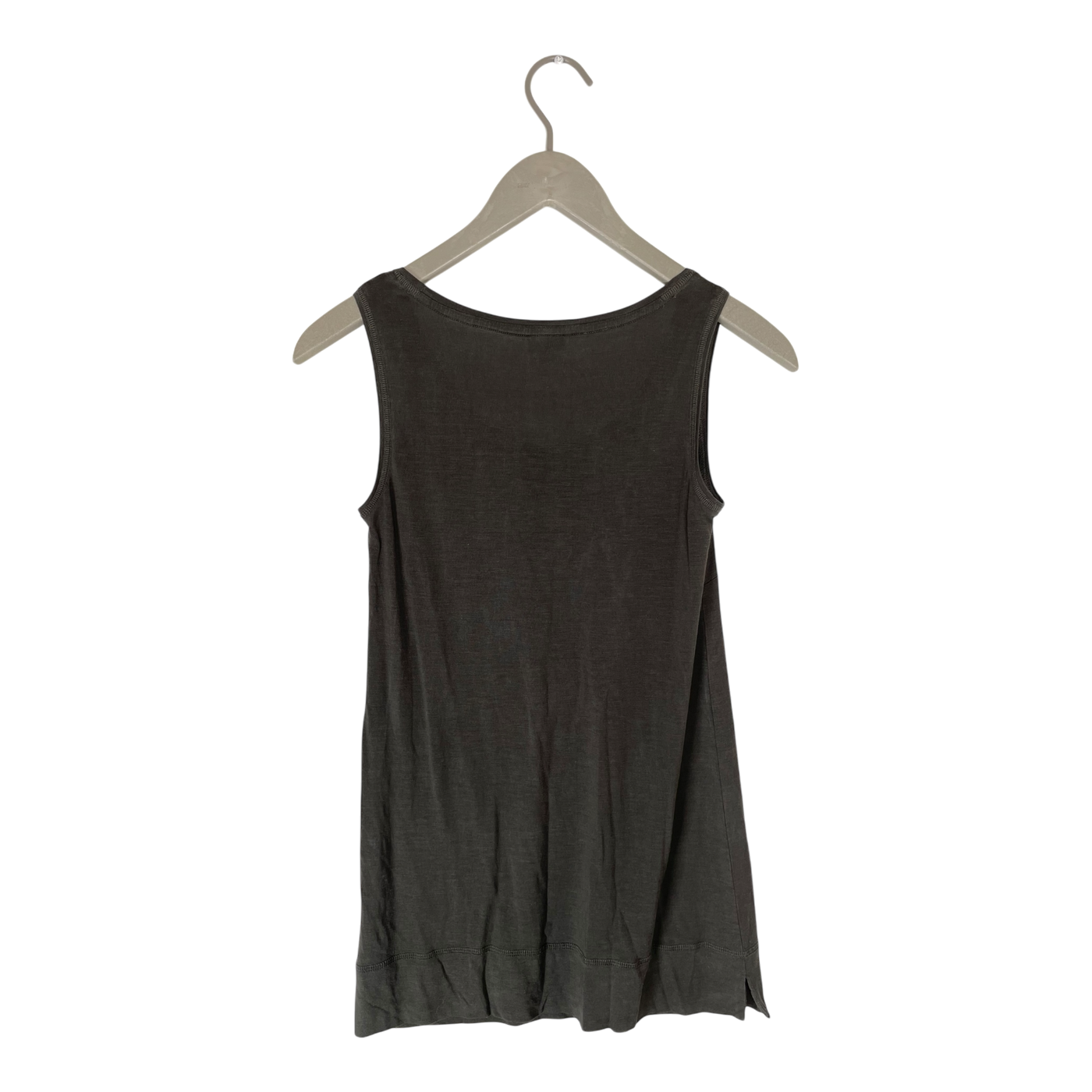 Hessnatur silk blend top, dark green | woman XS