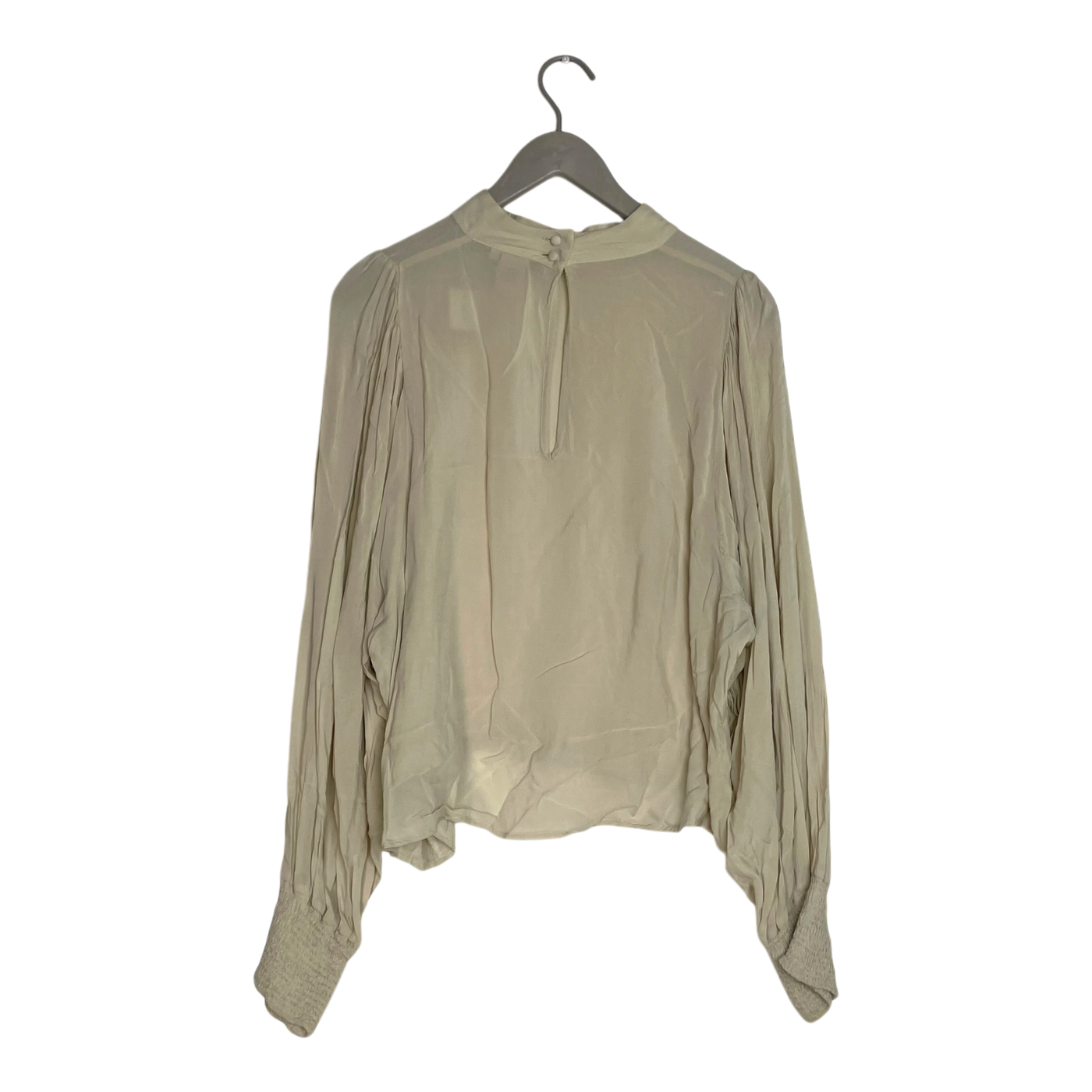 Kaiko puff blouse, vanilla | woman XL