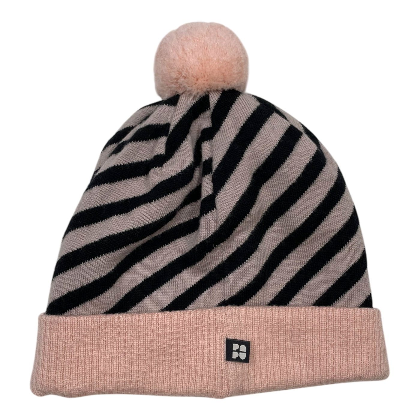 Papu merino pom beanie, misty rose | 6-12y