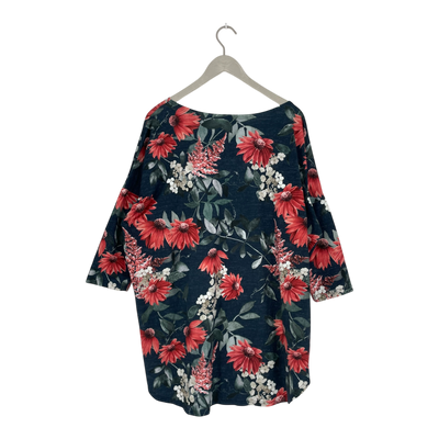 Versonpuoti tunic shirt, flowers | woman XXL
