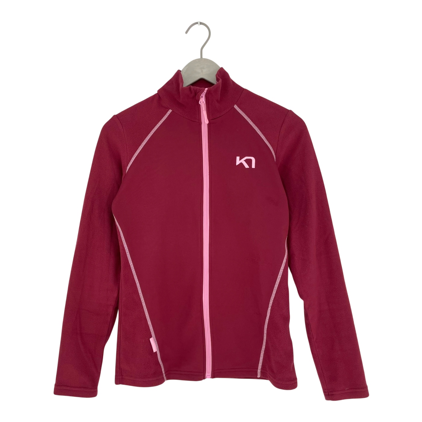 Kari Traa midlayer fleece jacket, wine red | woman S