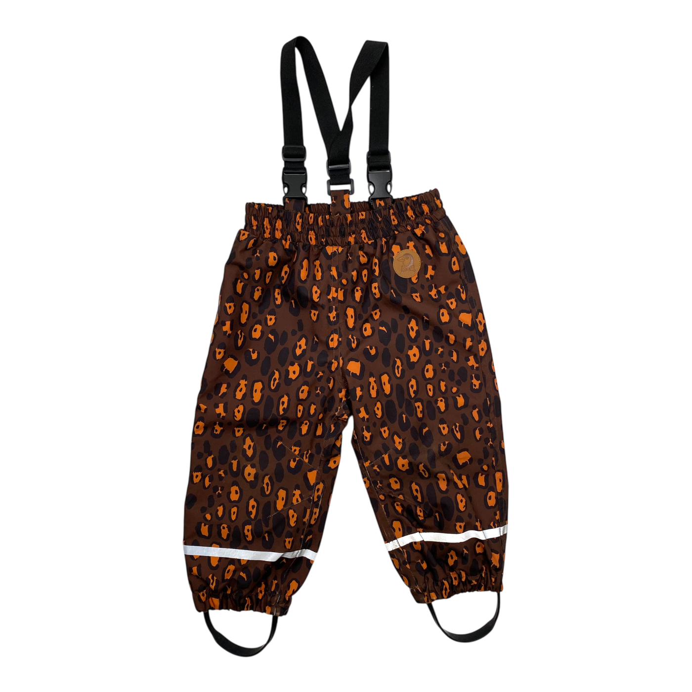 Mini Rodini shell pants, leopard | 80/86cm