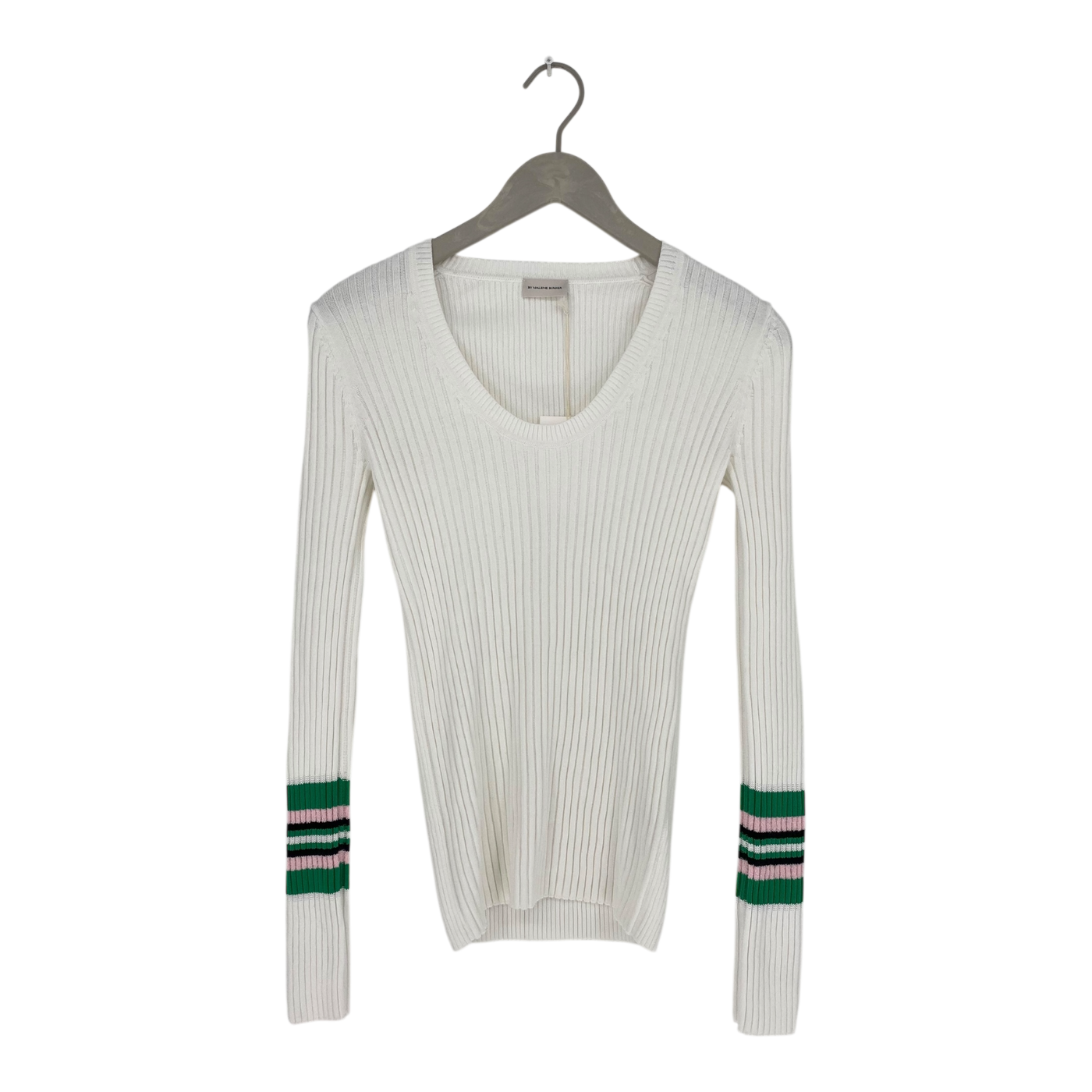 By Malene Birger light knit blouse, white | woman S