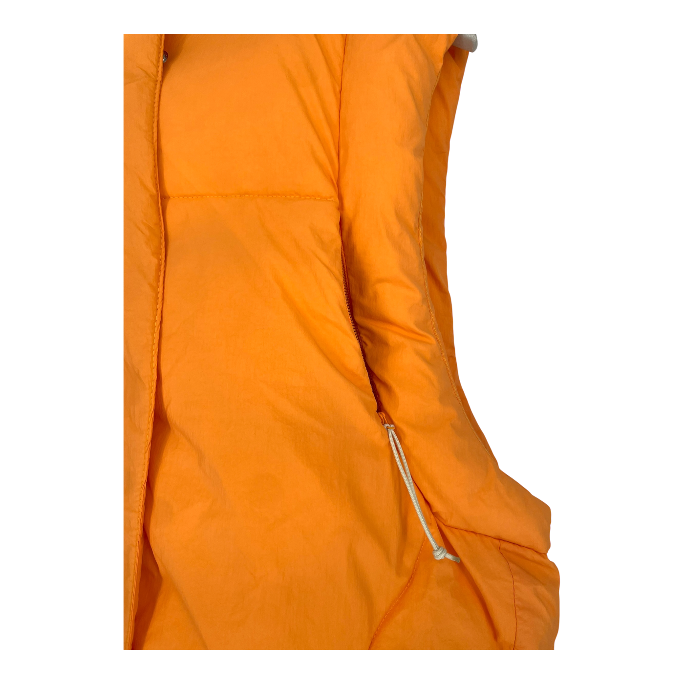 Embassy of Bricks and Logs andora puffer vest, orange | unisex S