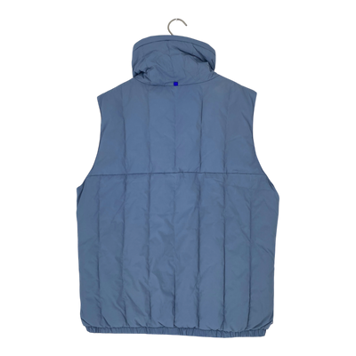 Embassy of Bricks and Logs broman puffer vest, royal blue | unisex L