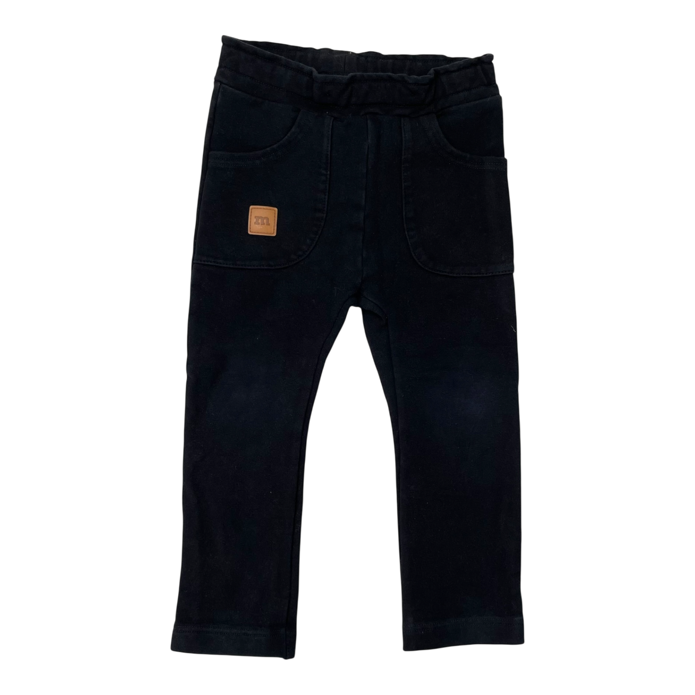 Metsola sweat leggings, black | 98cm