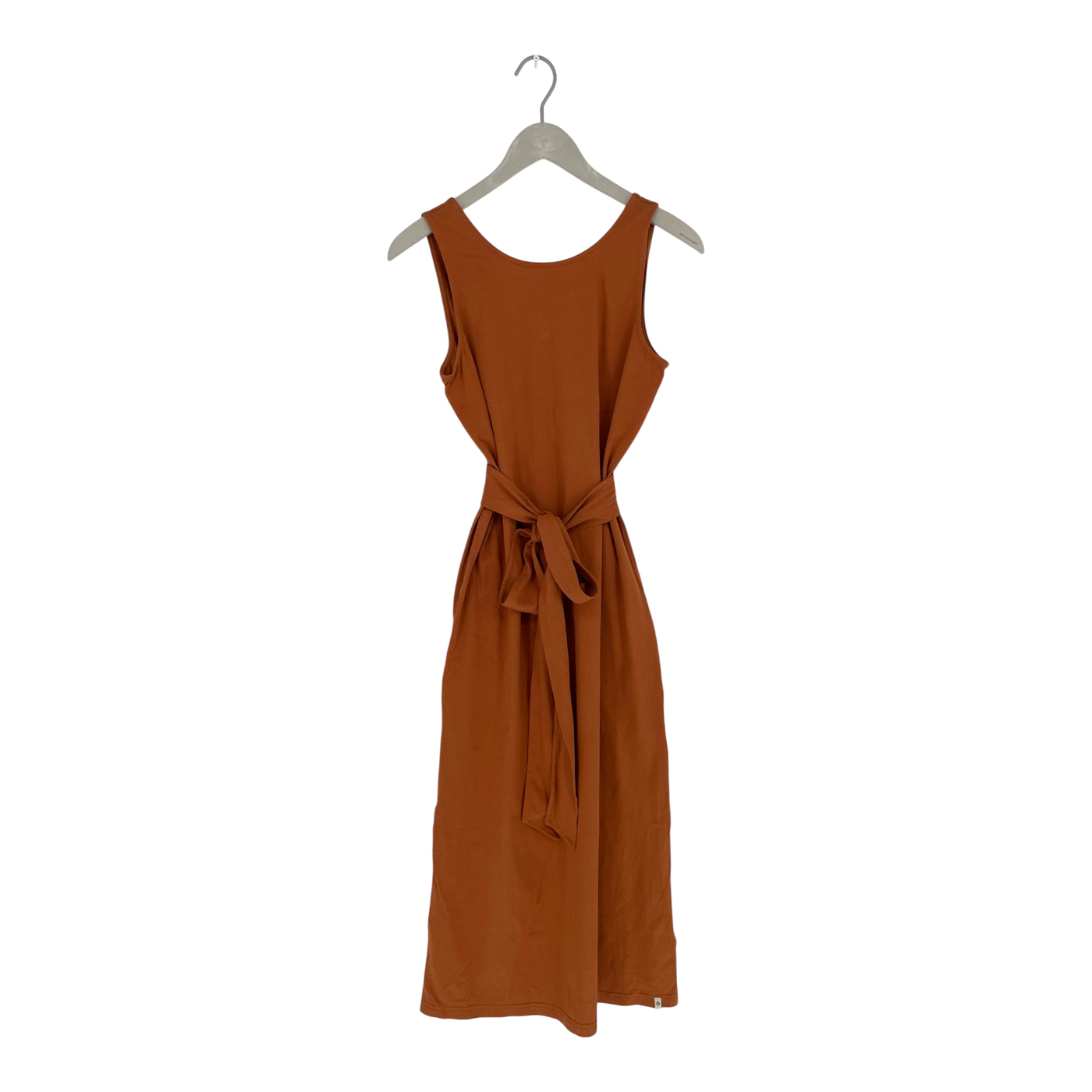 Kaiko belted tank midi dress, rust | woman S