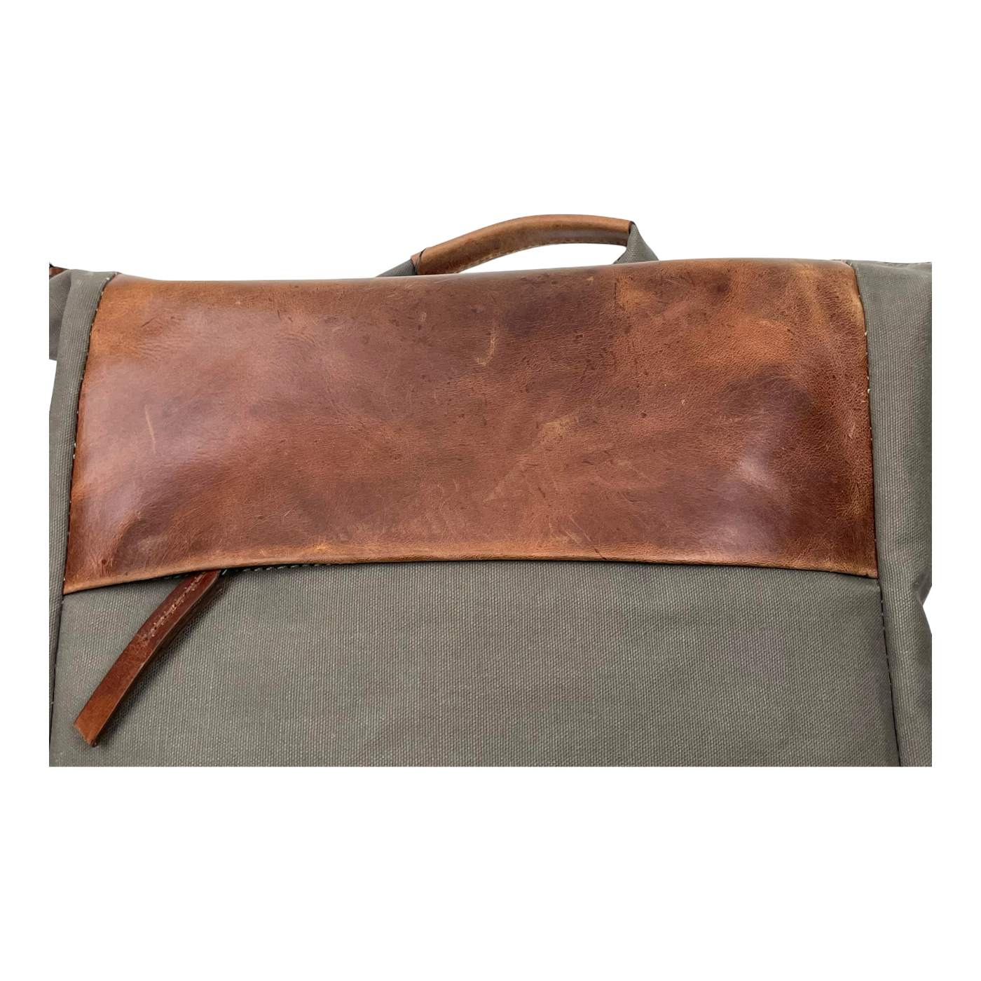 Harold's Bags wax backpack, khaki/brown