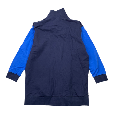 Reima zip sweat jakcet, midnight blue | 128cm