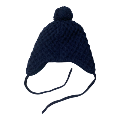Reima wool beanie, navy blue | 50cm