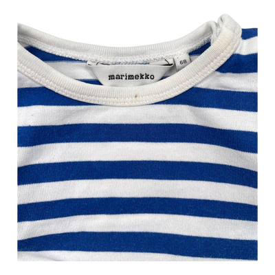 Marimekko vinde stripe body, white/blue | 68cm