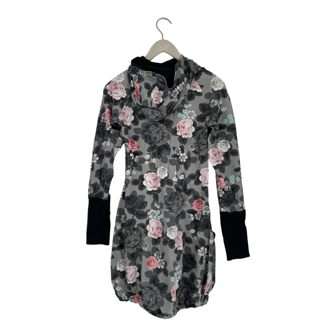 Ommellinen hoodie tunic, flower | woman M