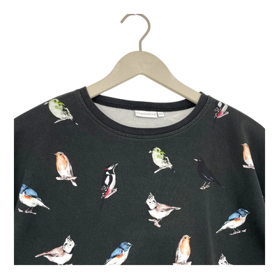 Riva Clothing muisto t-shirt dress, birds | woman XS