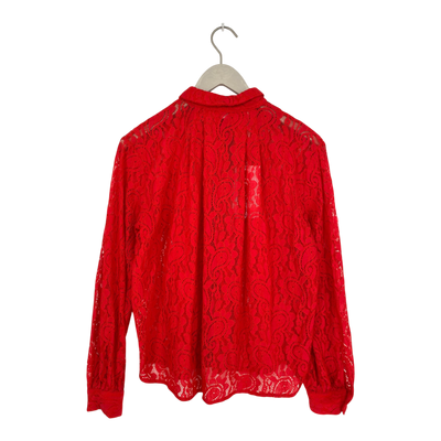Soft Rebels dion lace shirt, red | woman L
