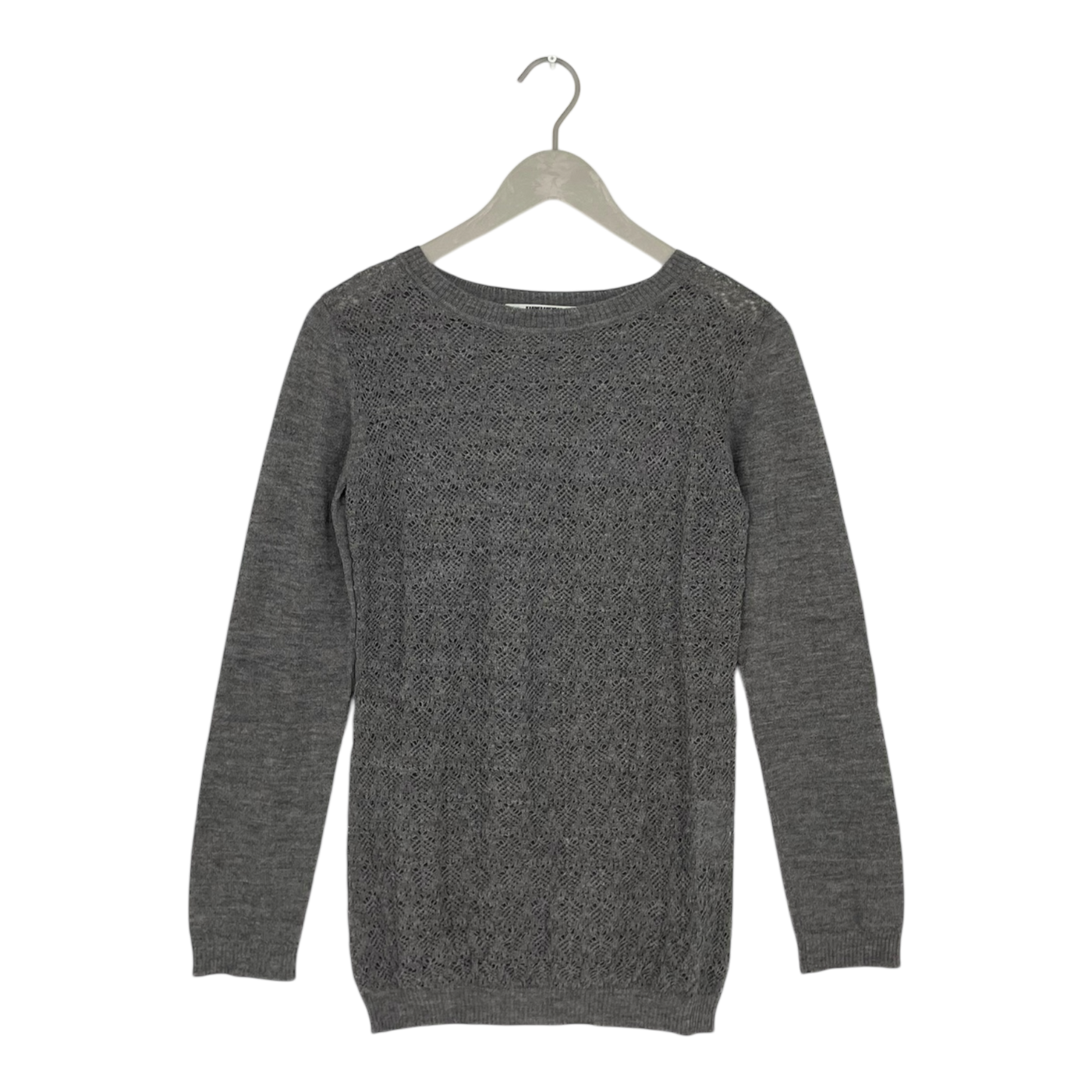 KARINFRAIDENRAIJ encaje knitted sweater, grey | woman L