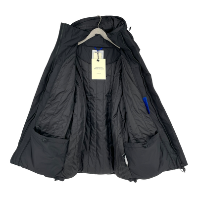 Embassy of Bricks and Logs astoria parka jacket, black | unisex L