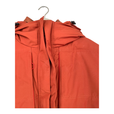 Embassy of Bricks and Logs Ekonda short parka, burnt red | unisex L