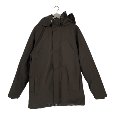 Embassy of Bricks and Logs fairview parka jacket, black olive | unisex L