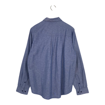 Makia woven shirt, denim blue | man M