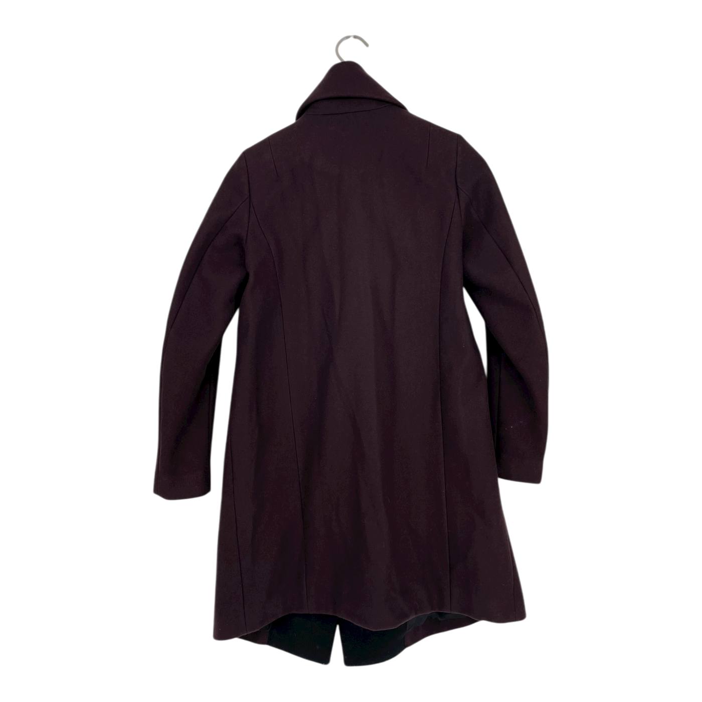 AllSaints wool coat, black/burgundy | woman 34