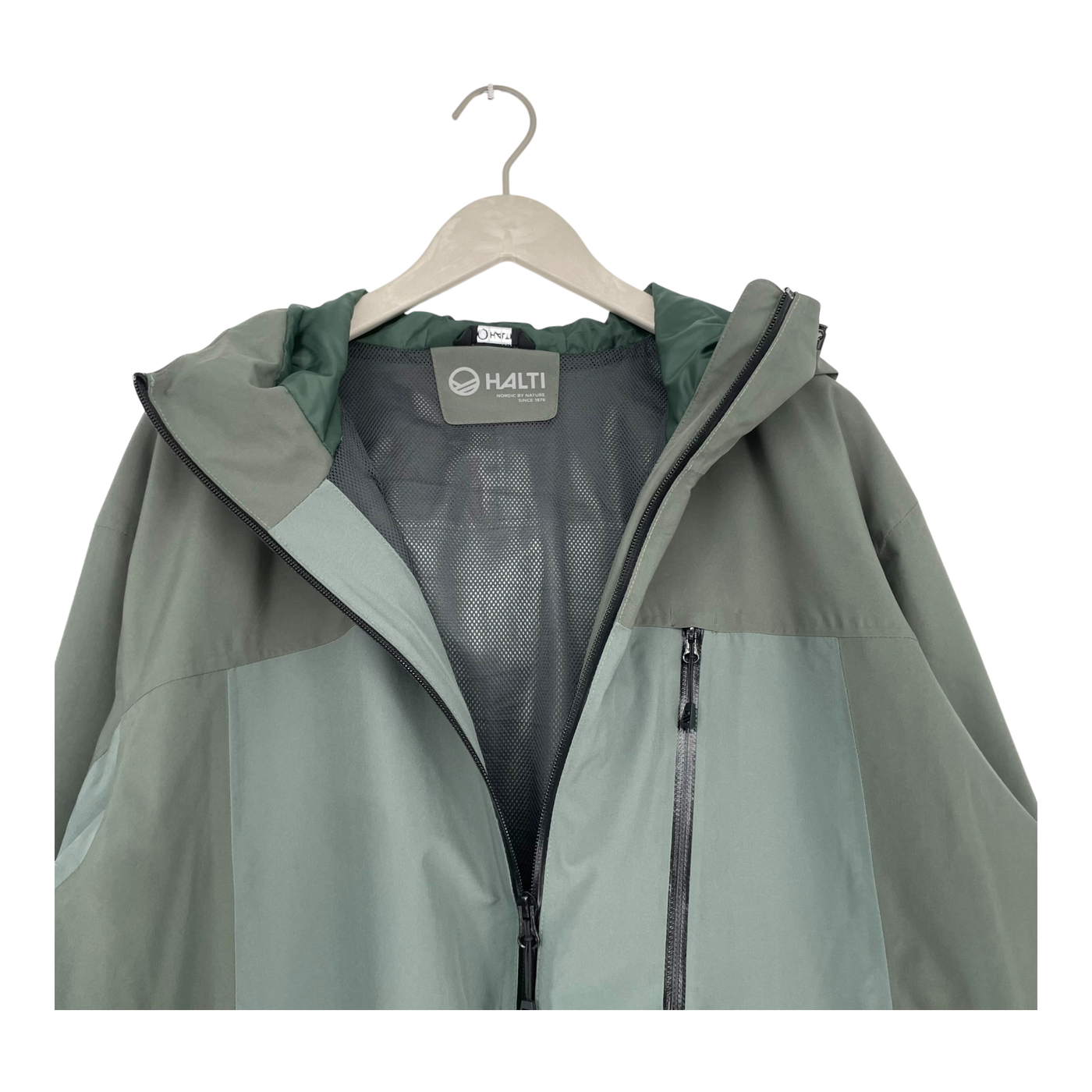 Halti vega shell jacket, moss green | man 3XL