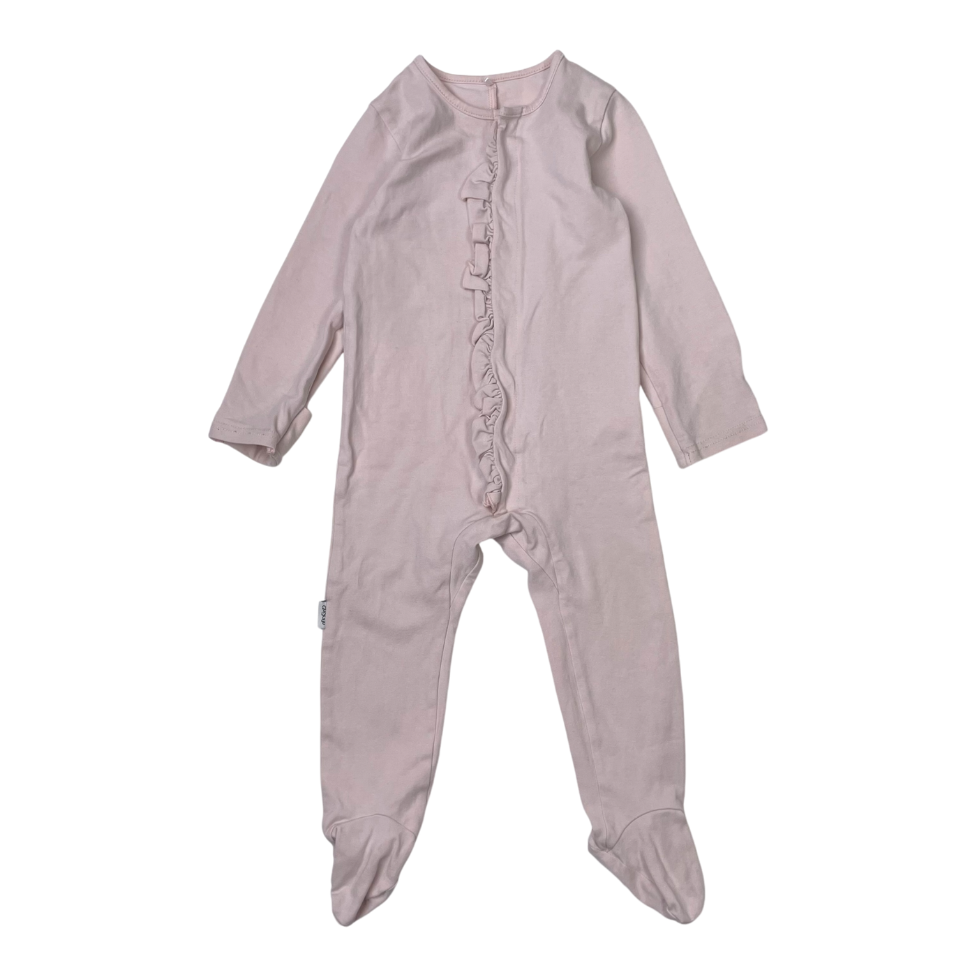 Gugguu frill jumpsuit, light pink | 80cm