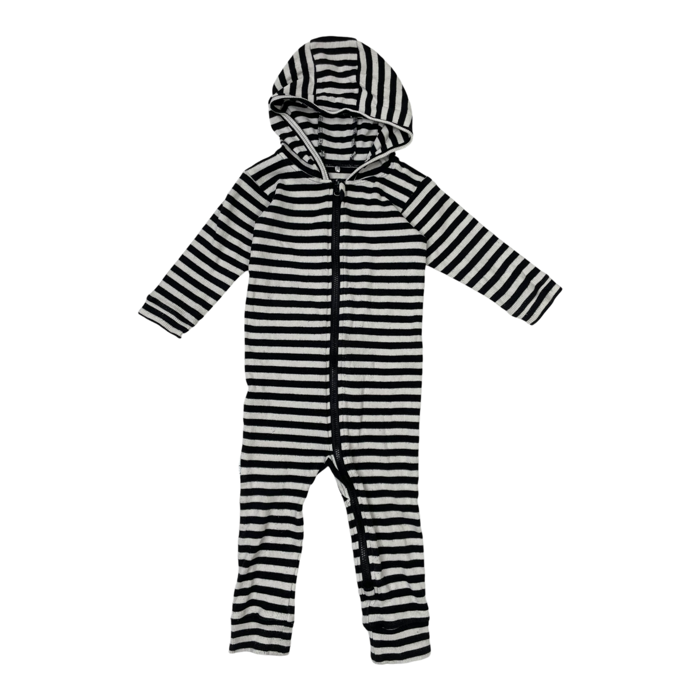 Metsola tricot jumpsuit, stripe | 74cm