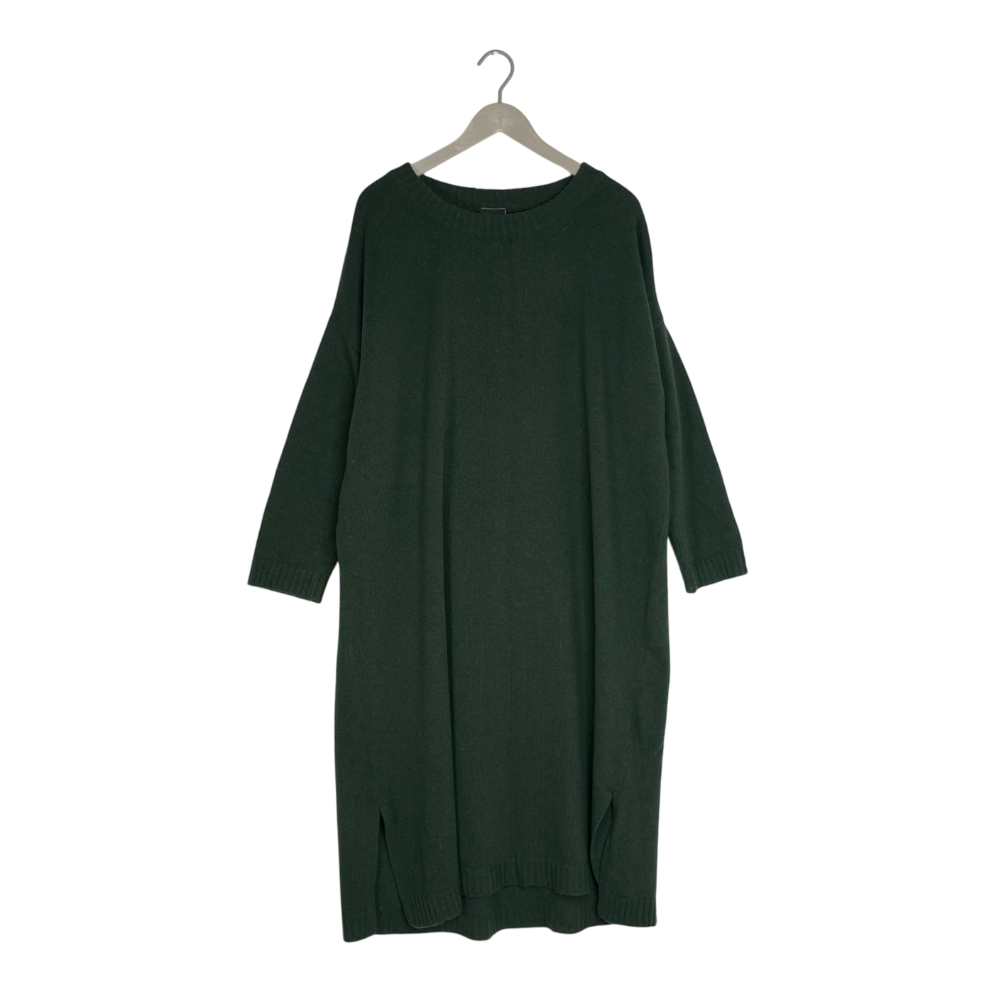 Papu wool knit dress, forest green | woman XL/XXL