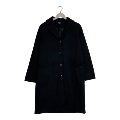 R-Collection wool coat, black | woman S