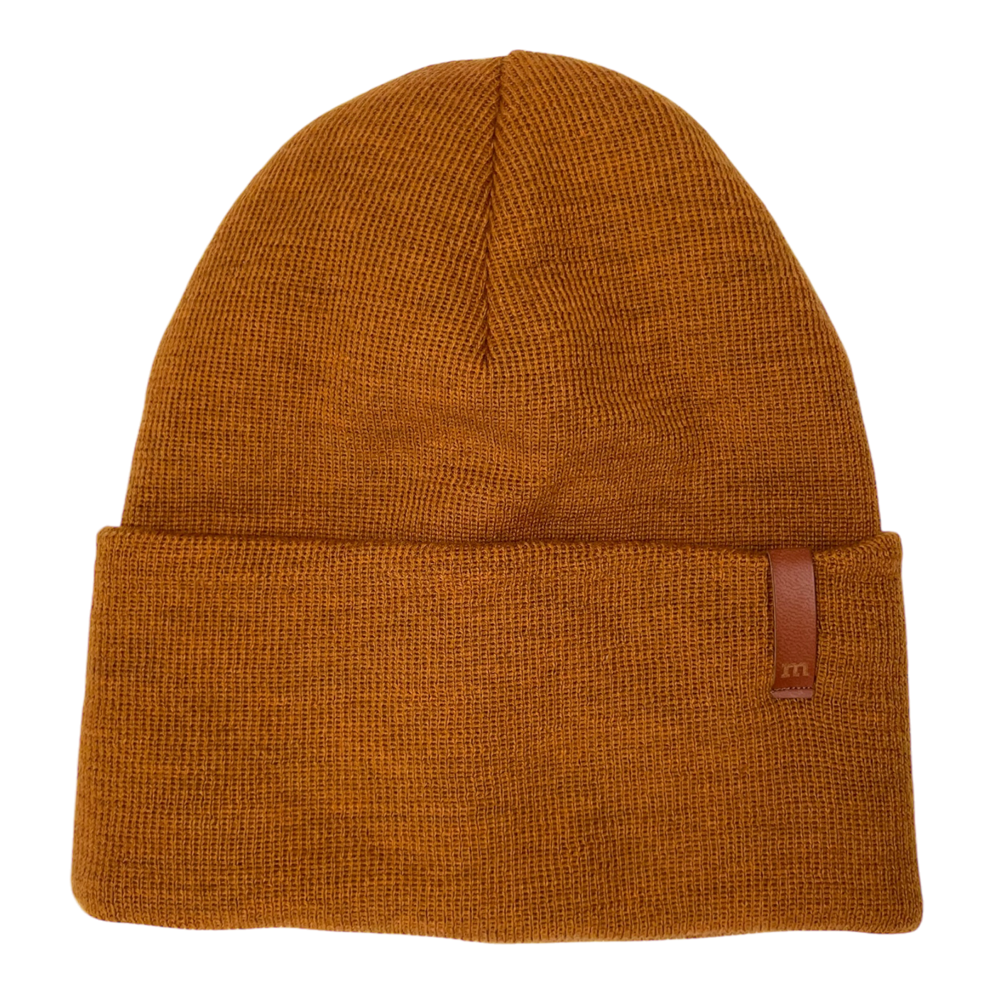 Metsola thick merino wool beanie, orange | 56/58cm