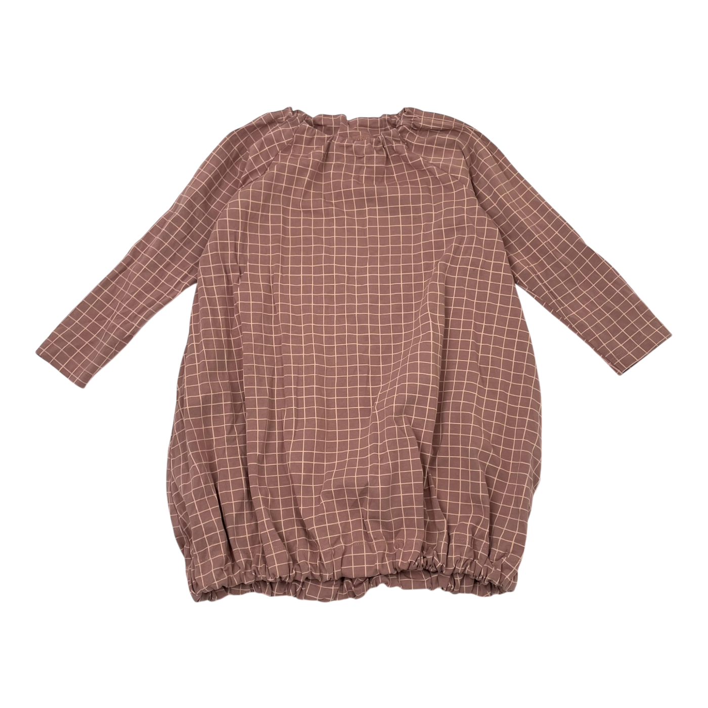 Papu pouch dress, squares | 98/104cm