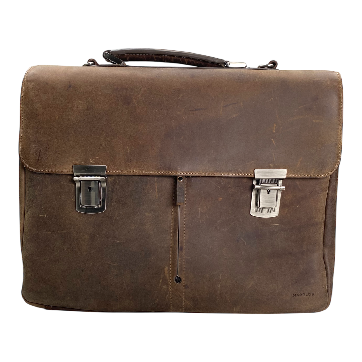 Harold's Bags ‭briefcase, antic taupe