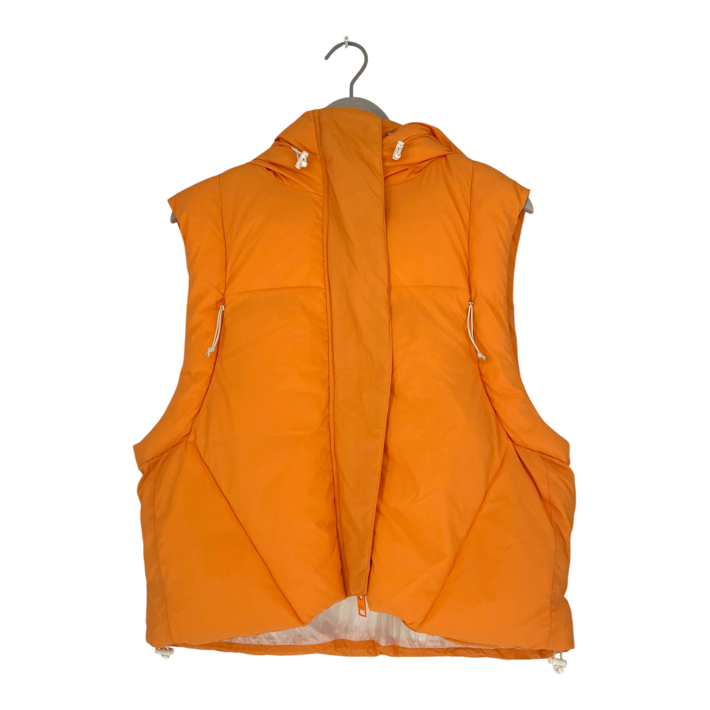 Embassy of Bricks and Logs andora puffer vest, orange | unisex S
