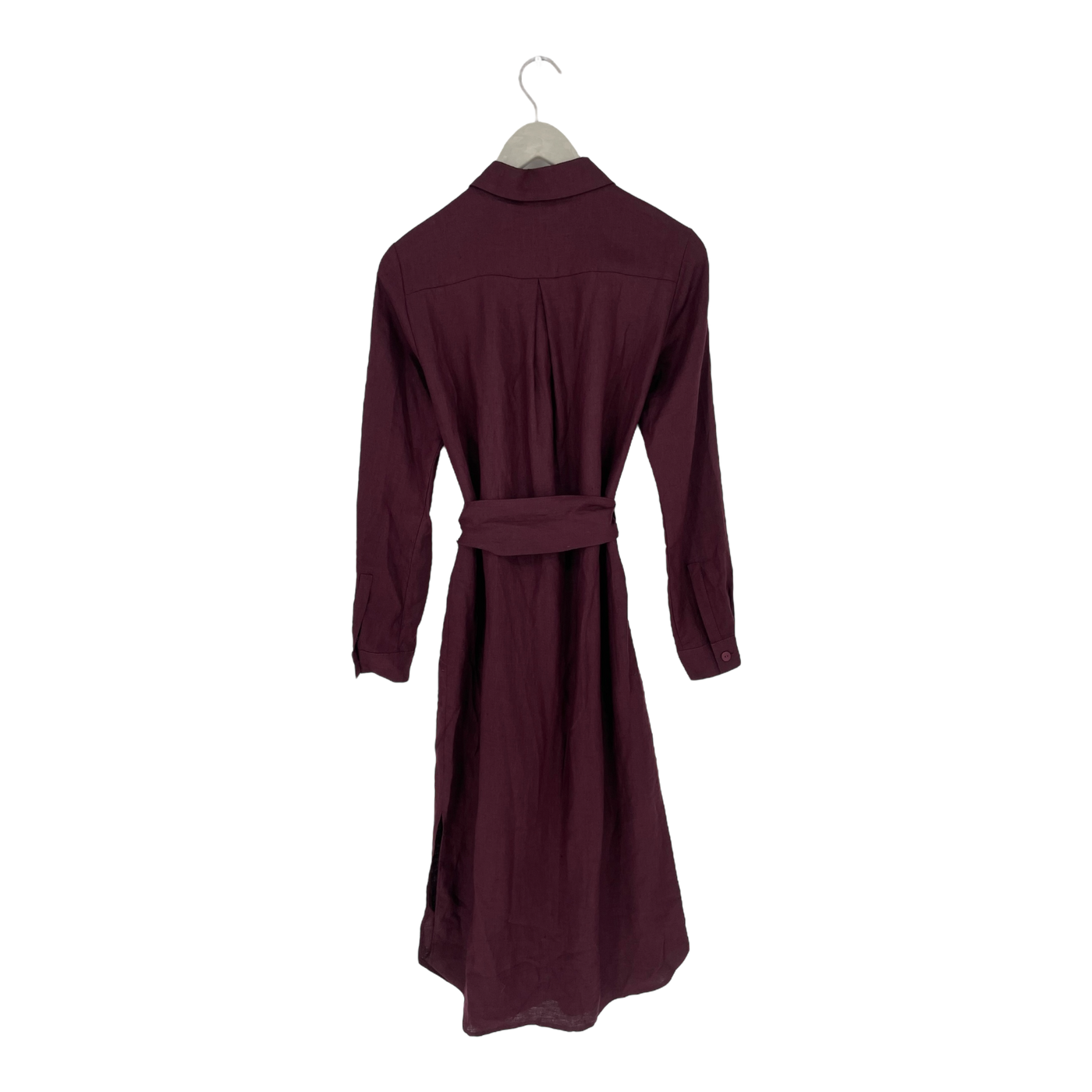 Nakoa chloe linen dress, plum | woman XS