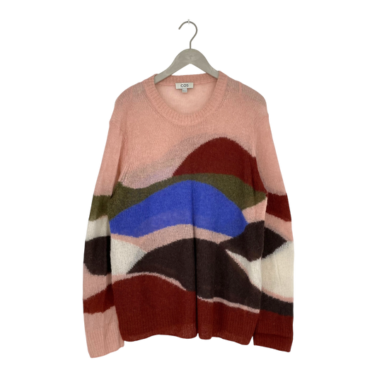 COS mohair knit, pink | woman L