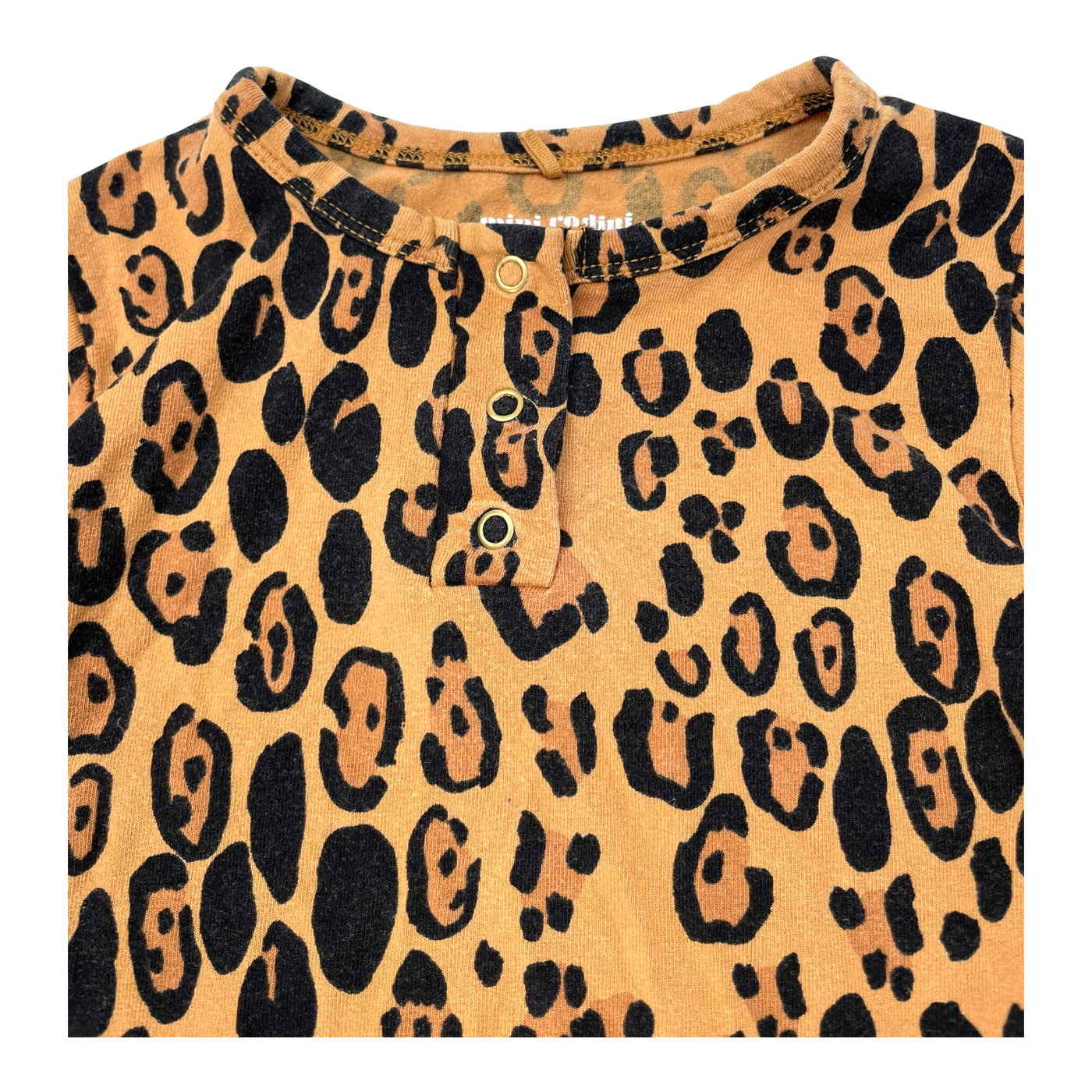 Mini Rodini basic grandpa shirt, leopard | 80/86cm