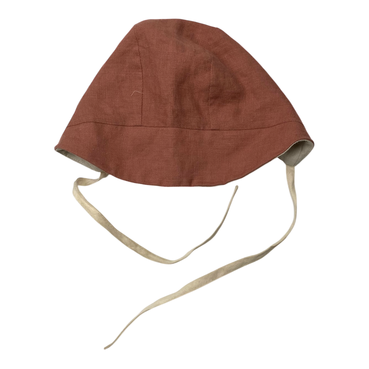 HIMA Clothing linen bonnet, rose | 1y