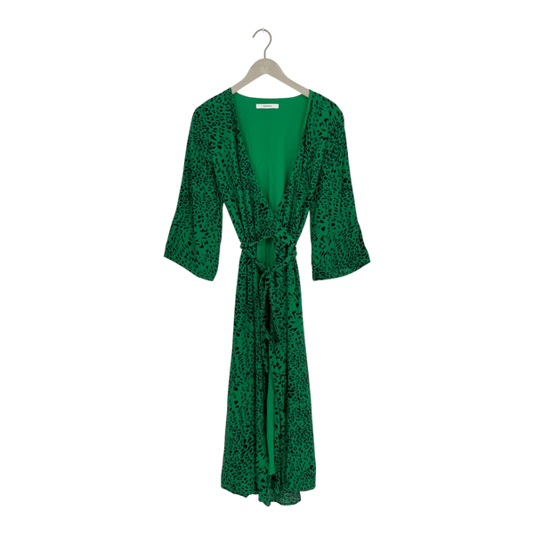 Gestuz loui wrap dress, lime