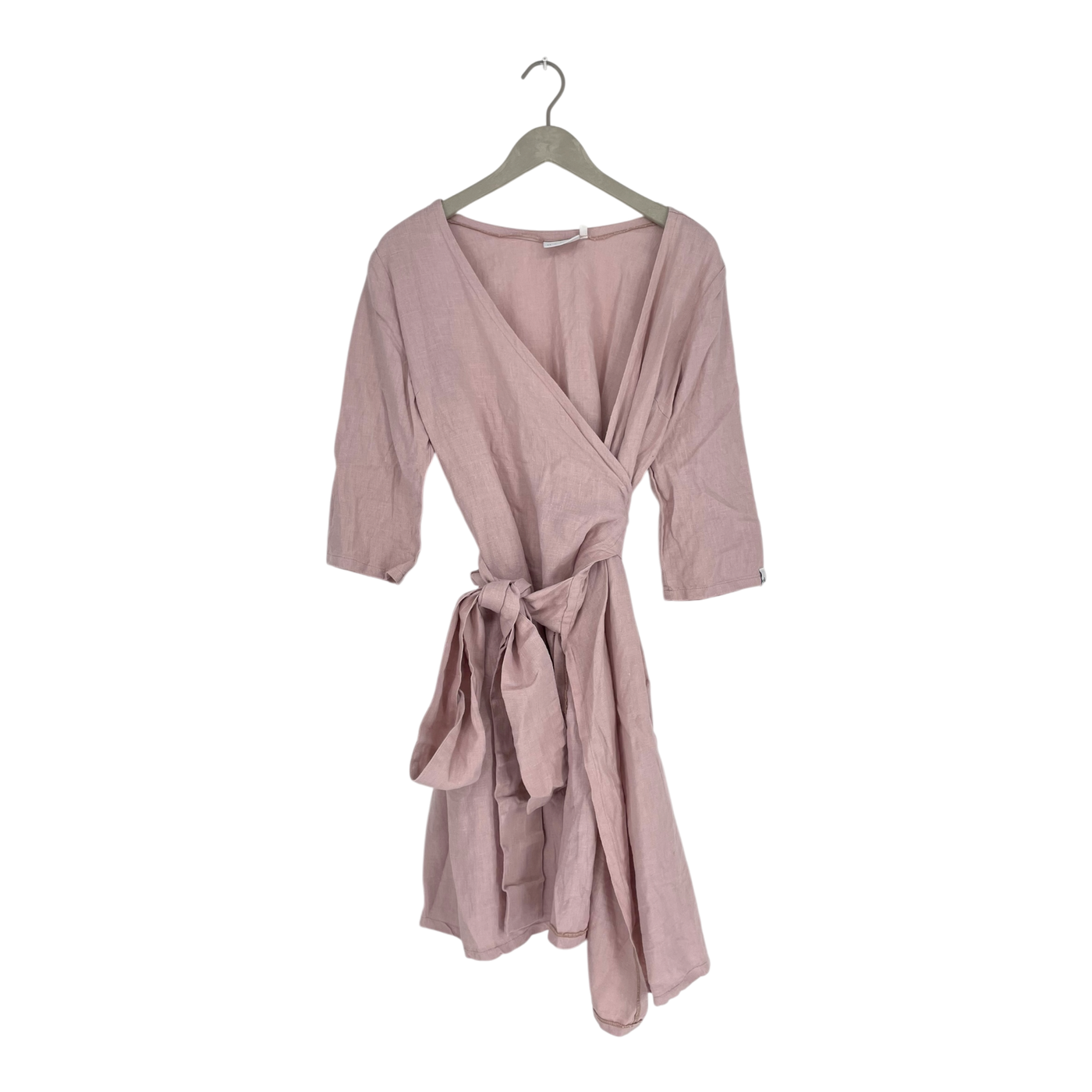 Nakoa linen wrap dress, rose | woman S