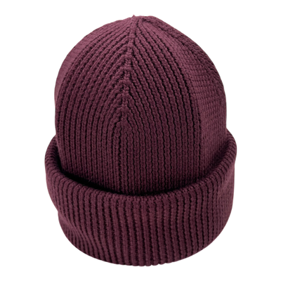 R-Collection saana merino beanie, plum | unisex one size