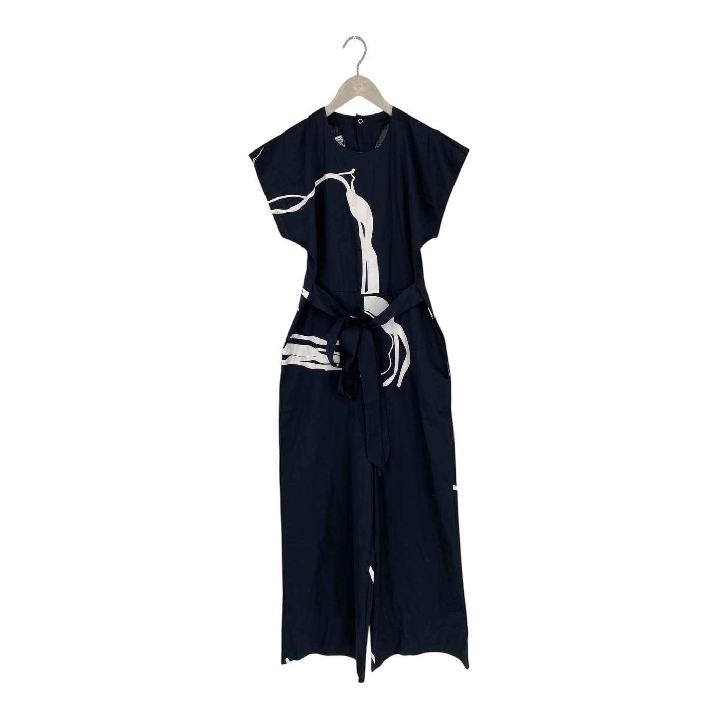 Ommellinen pohjolan hirvi jumpsuit, black/white | woman XS