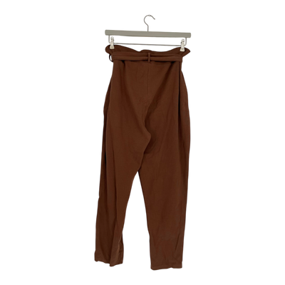 Riva Clothing mukava belted sweatpants, brown | woman XXL