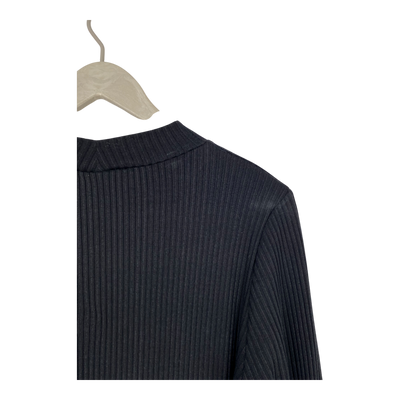 Toive rib dress, black | woman XL