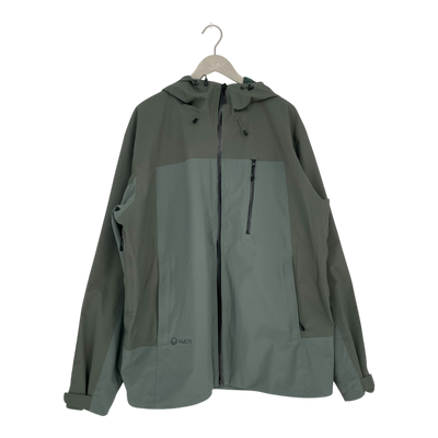 Halti vega shell jacket, moss green | man 3XL